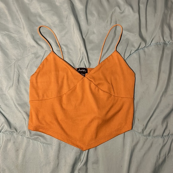 Brown tank with v at the bottom - Picture 2 of 2